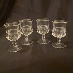 4 VTG Cordial Glasses